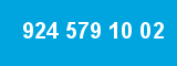 924 579 10 02 924 579 10 02